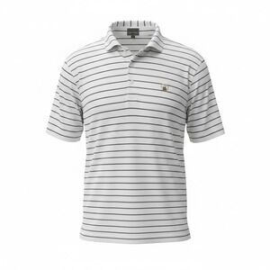 Golf At The Lost Tree Club Fennec Men's L Striped Short Sleeve Polo Shirt
